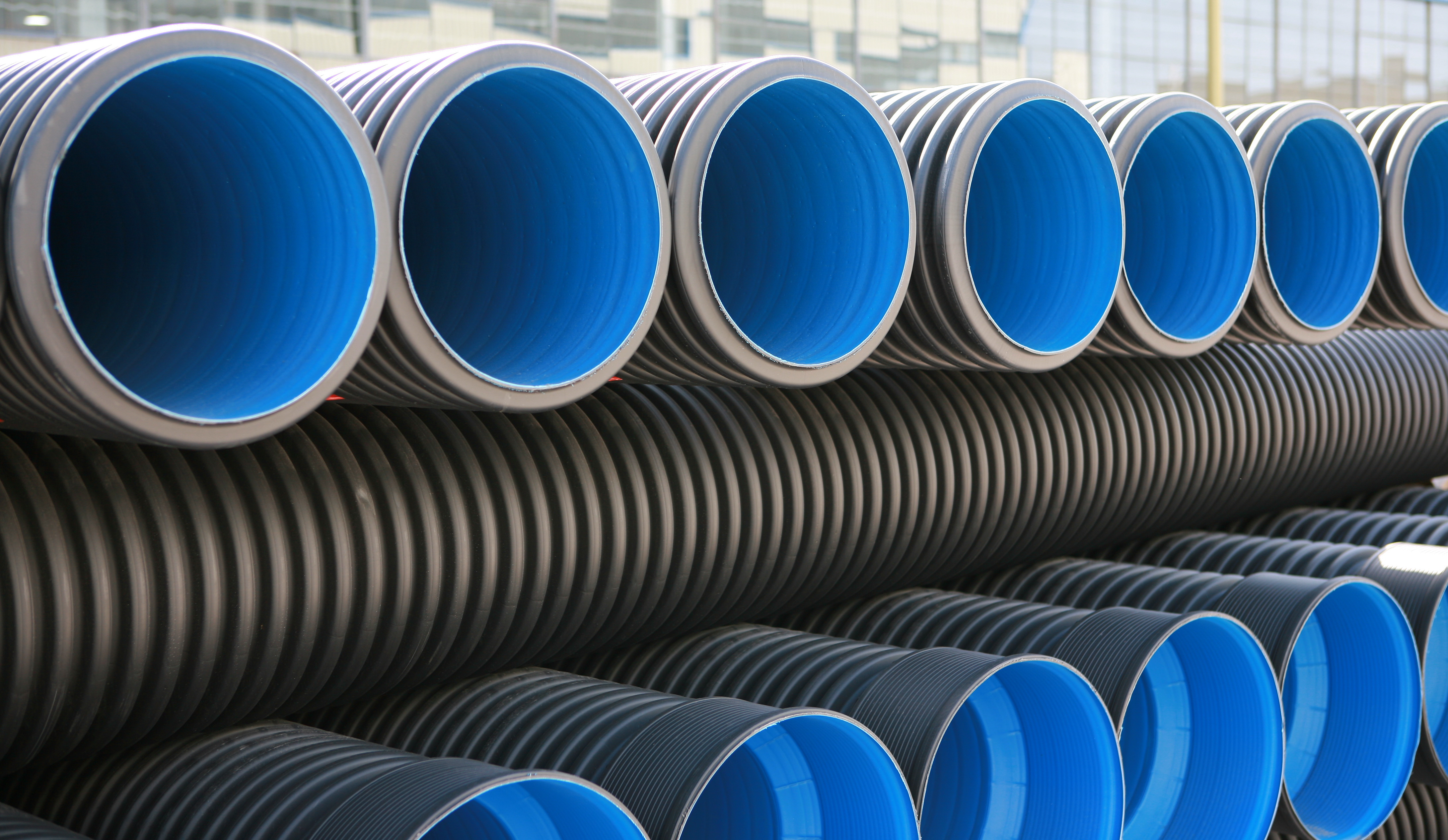 PE double wall corrugated pipe