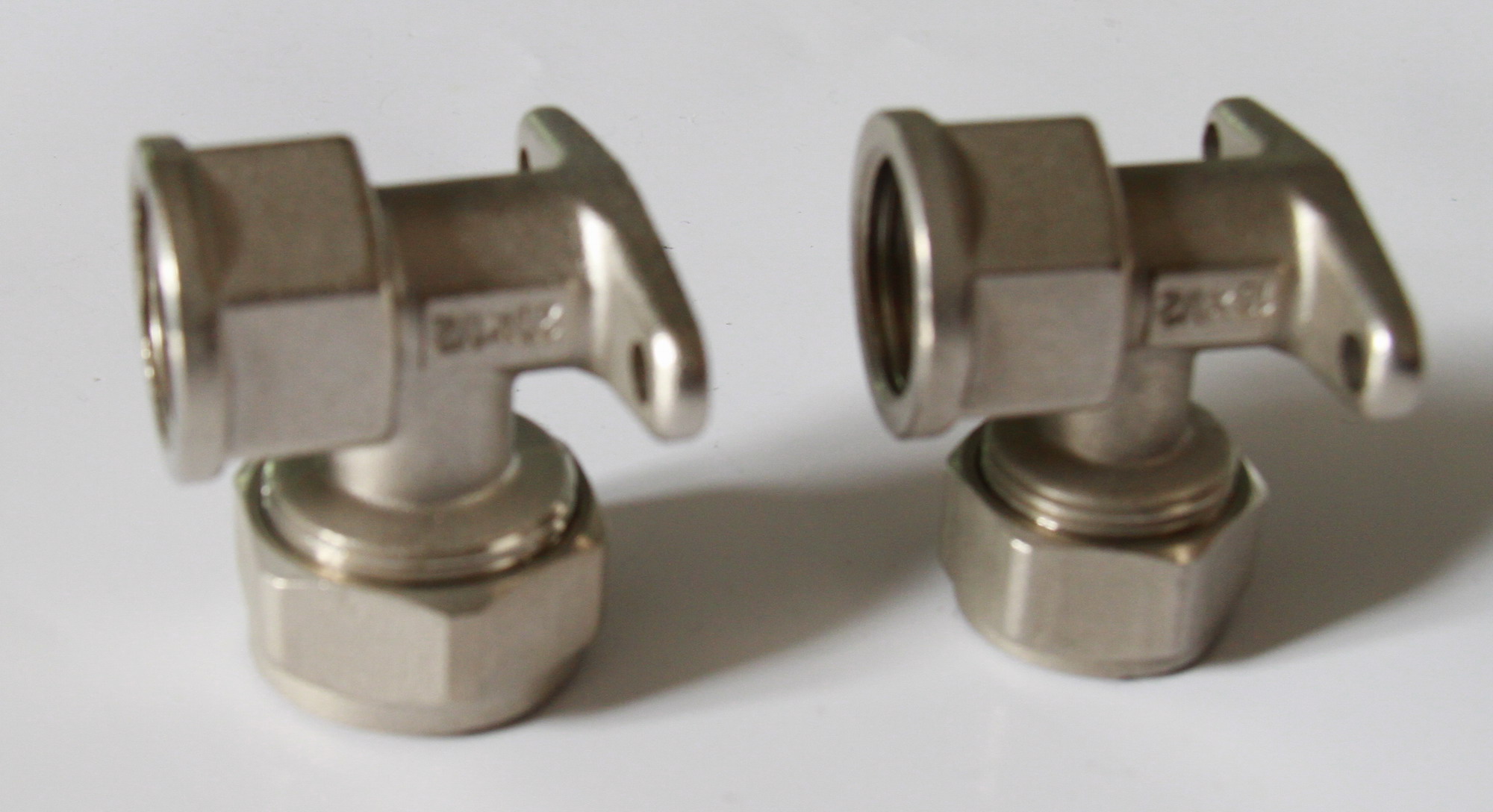 Brass Compression Elbow with Base